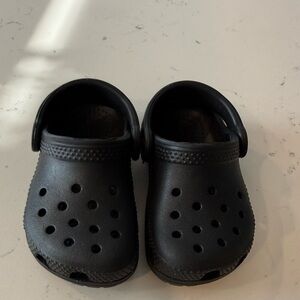 Toddler Black Crocs